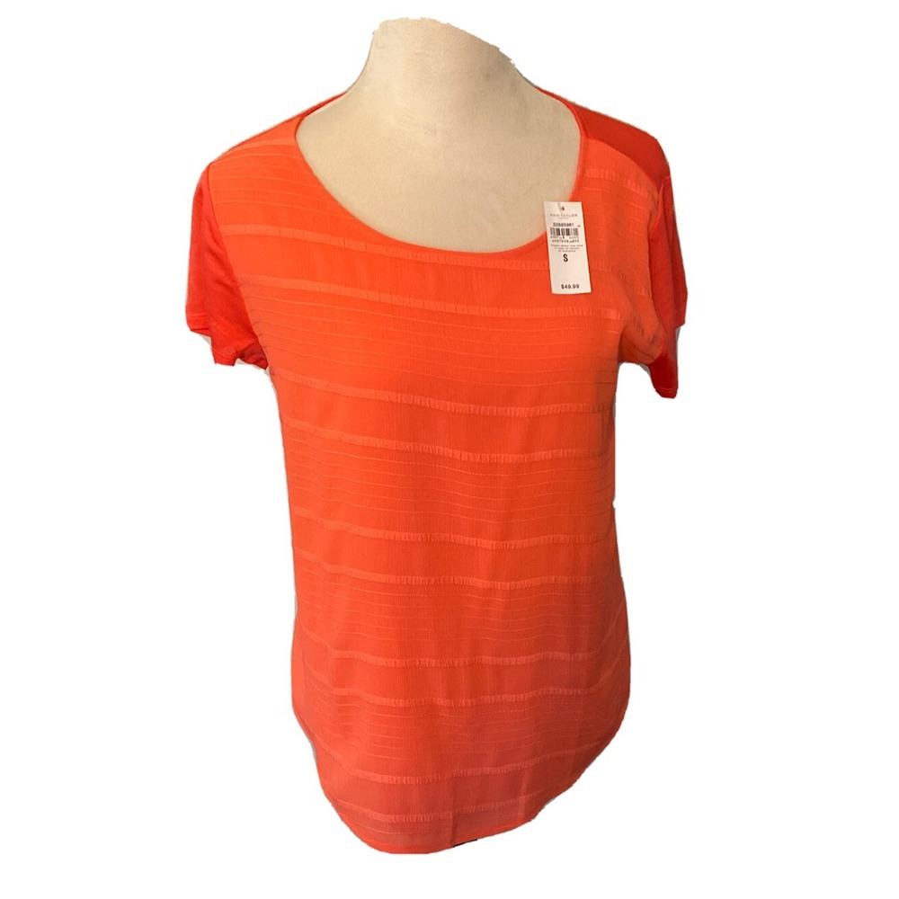 Ann Taylor Factory Women' Small  Coral SS Shirt, NWT, Spring or Summer